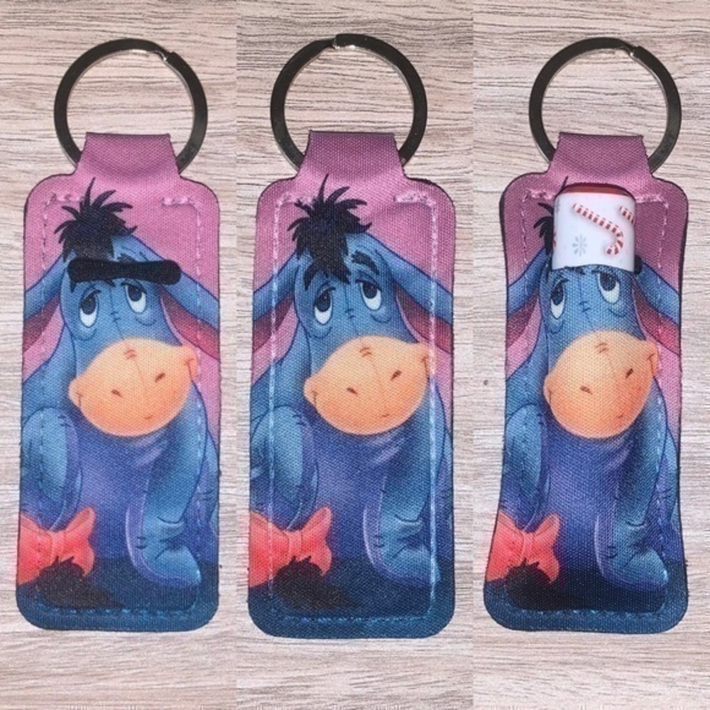Disney Winnie the Pooh Eeyore chapstick holder new